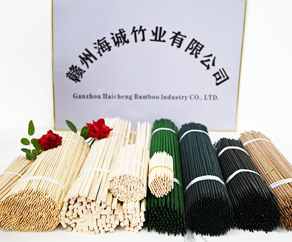 Bamboo flower sticks
