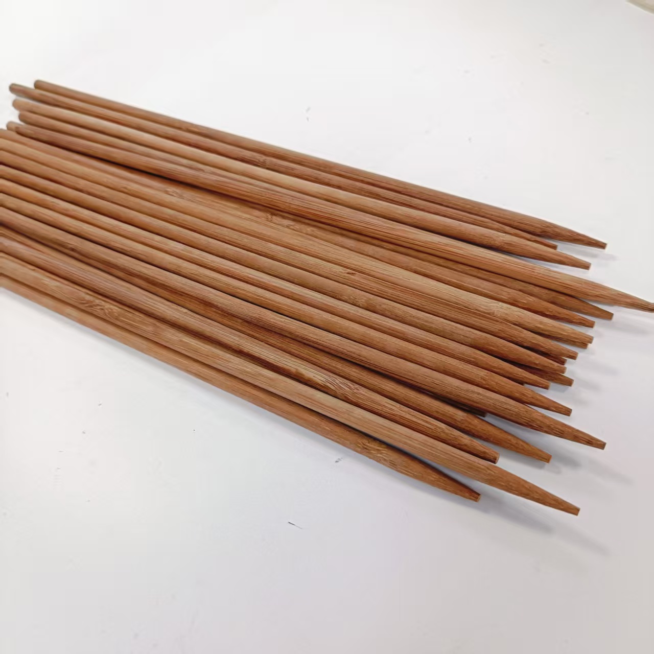 6.0mm Thickness Carbonized bamboo flower sticks for garden supplies